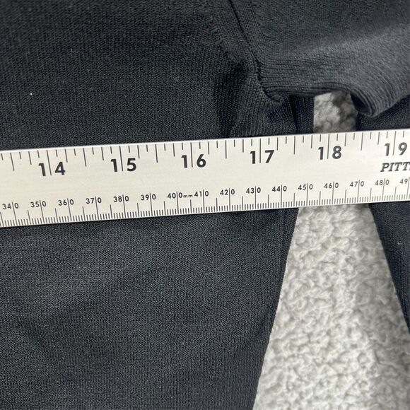 Louis Vuitton Uniforms Staff Sweater Silver Tone Chain Detail Black Size Large* - Picture 4 of 11